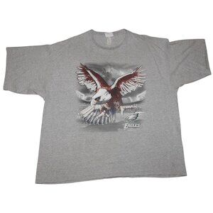 Vintage 90s Philadelphia Eagles NFL Realistic Mascot Lee Sport T-Shirt Men's 2XL